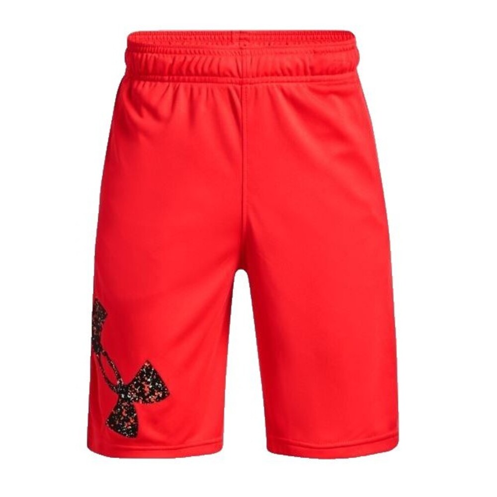 Under Armour Boys Prototype 2.0 Shorts Youth XL Orange Drawstring Athletic